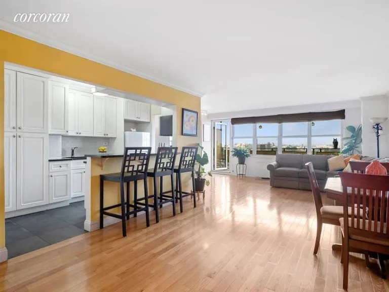 New York City Real Estate | View 135 Ocean Parkway, 12R | Living Room | View 2