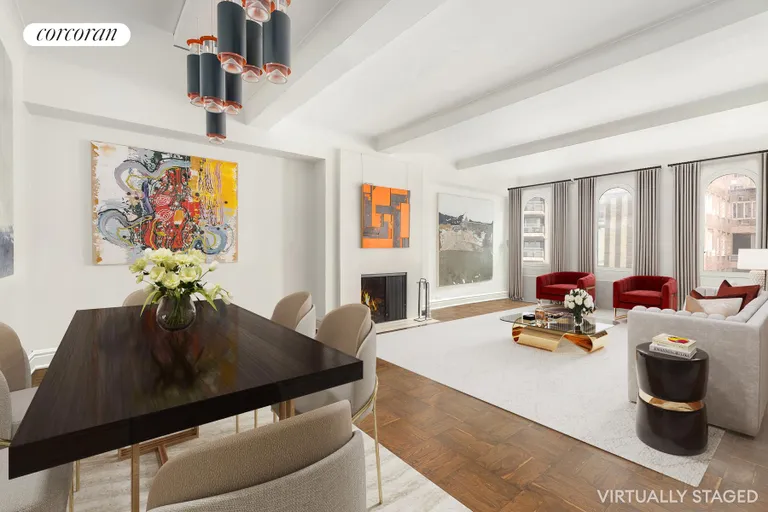 New York City Real Estate | View 322 Central Park West, 16A | Living Room | View 2