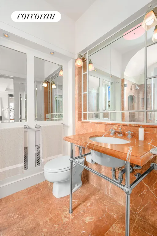 New York City Real Estate | View 322 Central Park West, 16A | Primary Bathroom | View 9