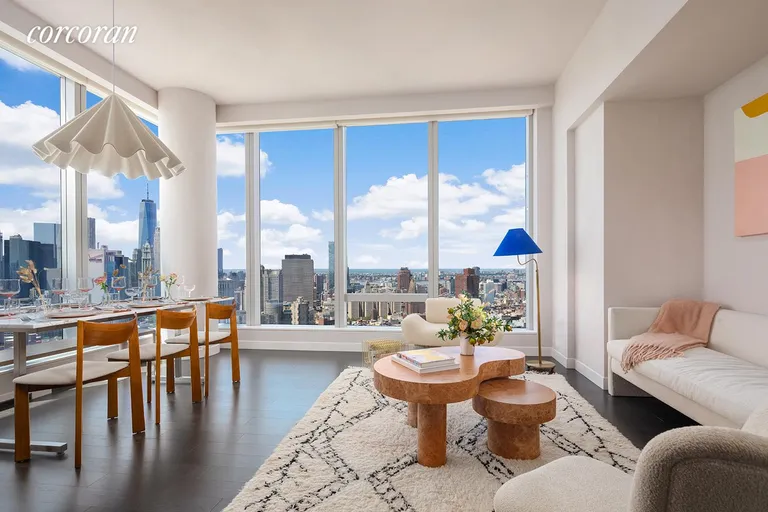 New York City Real Estate | View 252 South Street, 64A | Living Room | View 11