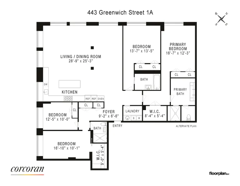 443 Greenwich Street, 1A | floorplan | View 27