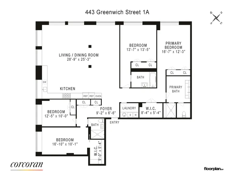 443 Greenwich Street, 1A | floorplan | View 28