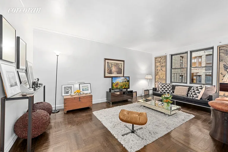 New York City Real Estate | View 300 West 72Nd Street, 3B | Sunken Living Room | View 2