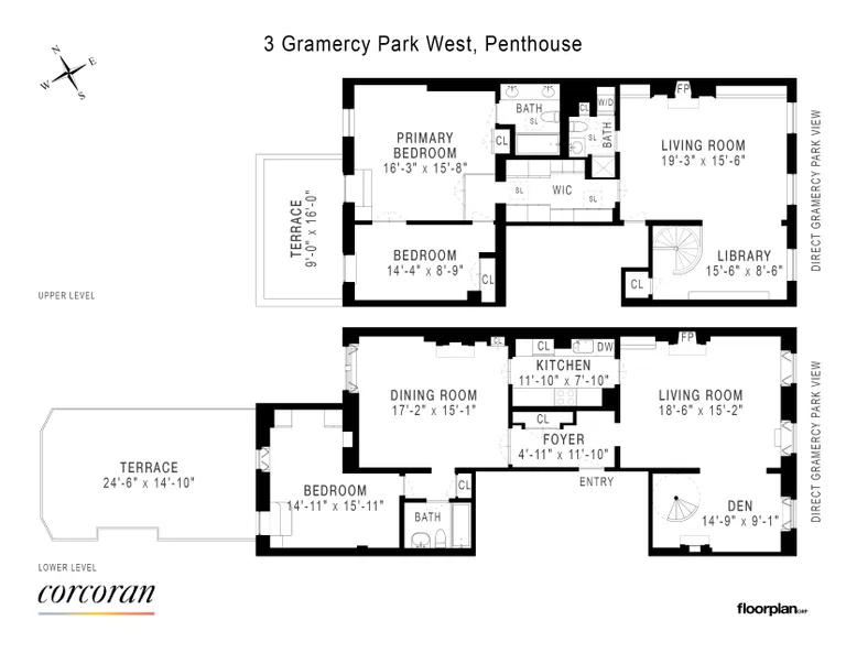 3 Gramercy Park West, PH | floorplan | View 15