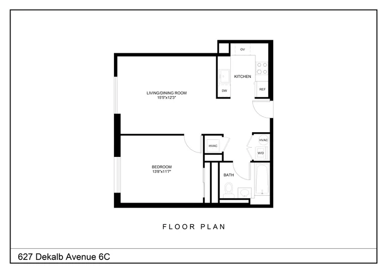 627 Dekalb Avenue, 6C | floorplan | View 6