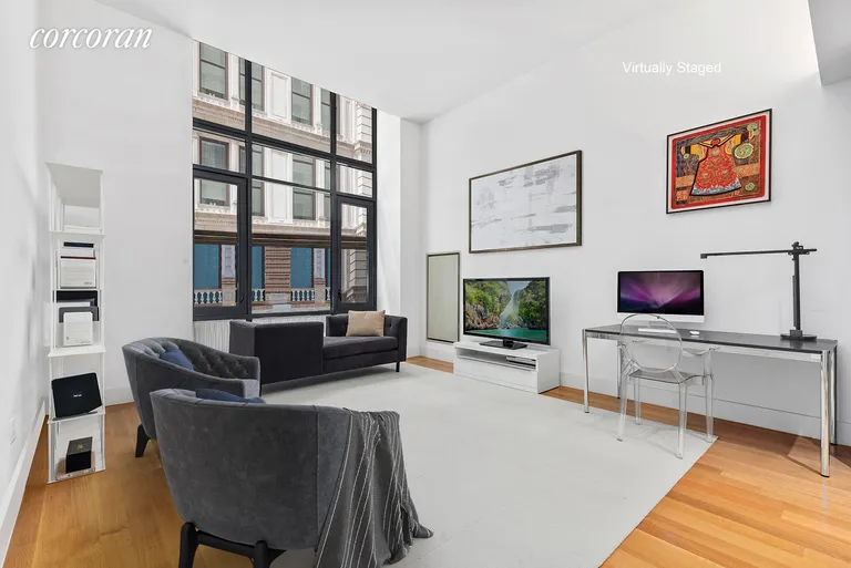 New York City Real Estate | View 101 Leonard Street, LOFT A | 1 Bed, 1 Bath | View 1