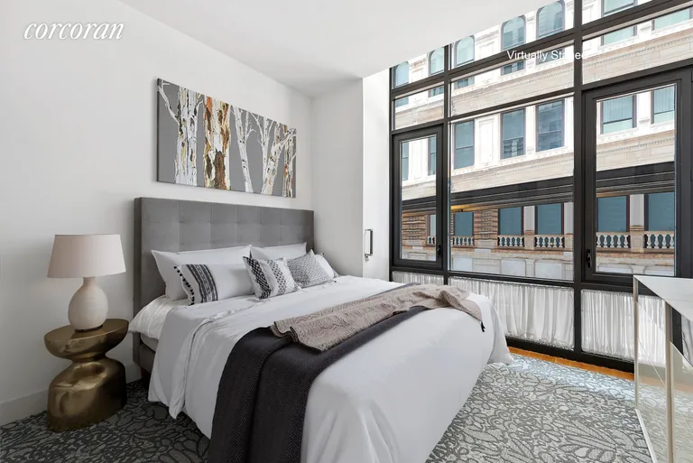 New York City Real Estate | View 101 Leonard Street, LOFT A | Bedroom | View 4