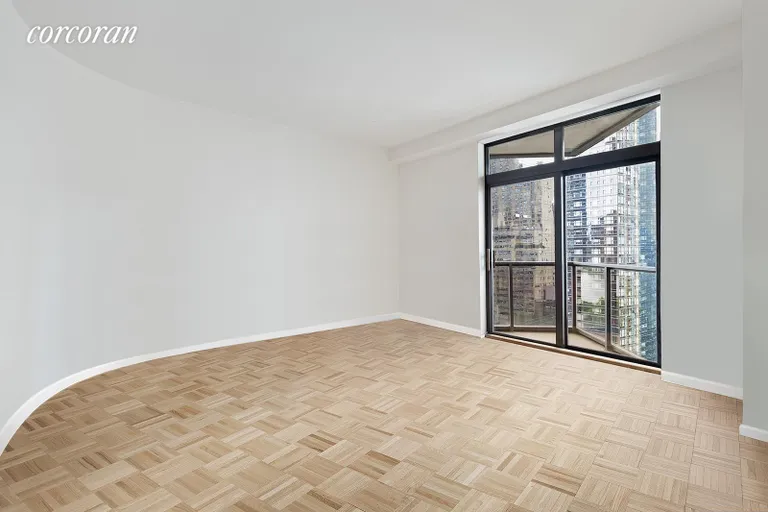 New York City Real Estate | View 100 United Nations Plaza, 19C | Bedroom with private balcony | View 7