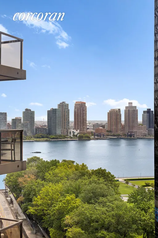 New York City Real Estate | View 100 United Nations Plaza, 19C | East River views from private balco | View 10