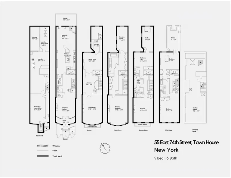 55 East 74th Street | floorplan | View 29