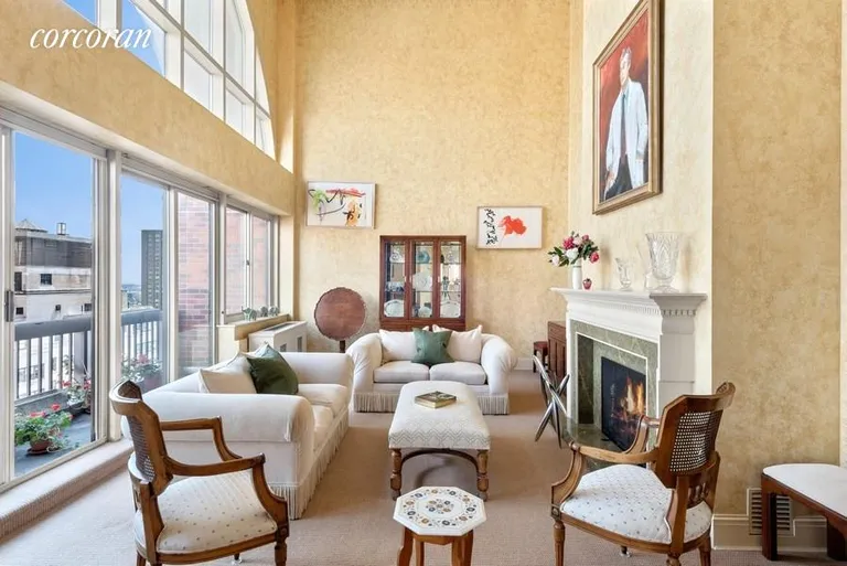 New York City Real Estate | View 350 East 72nd Street, 22/23A | Living Room | View 2