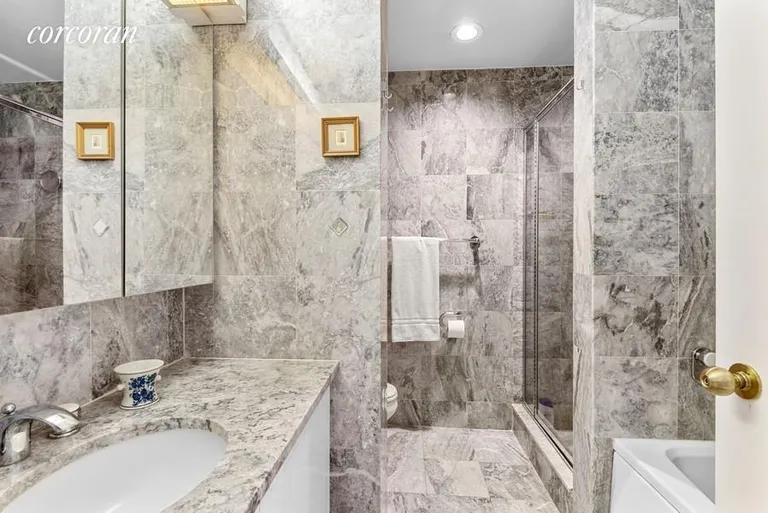 New York City Real Estate | View 350 East 72nd Street, 22/23A | Primary Bathroom | View 9