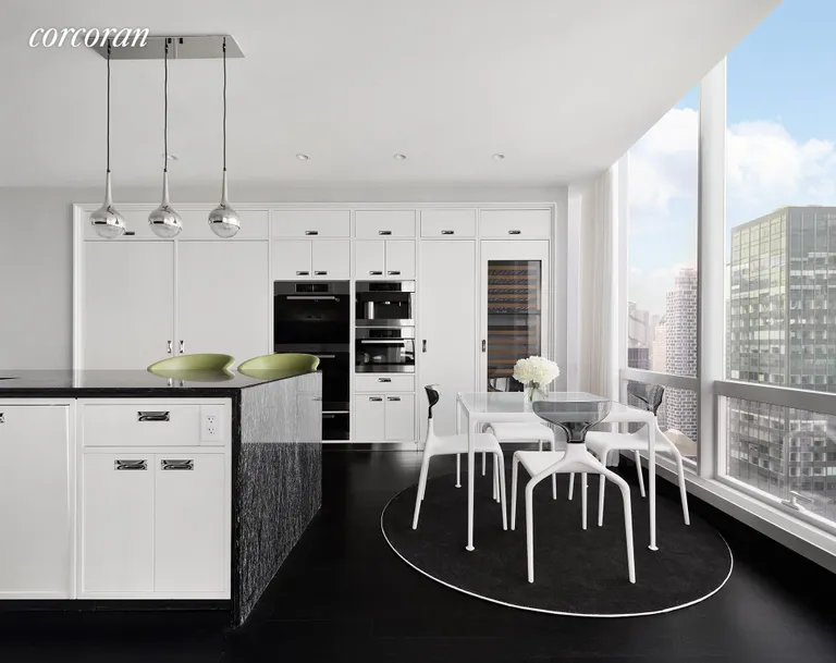 New York City Real Estate | View 157 West 57th Street, 50A | Kitchen | View 12