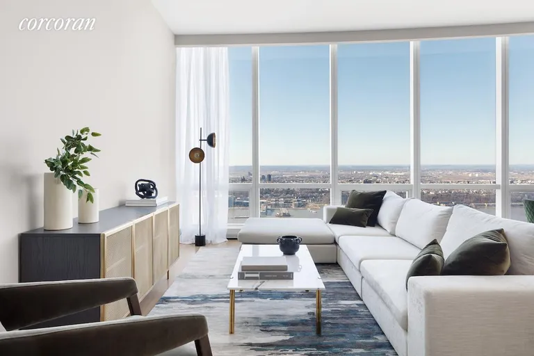 New York City Real Estate | View 15 Hudson Yards, 71D | Great Room | View 2