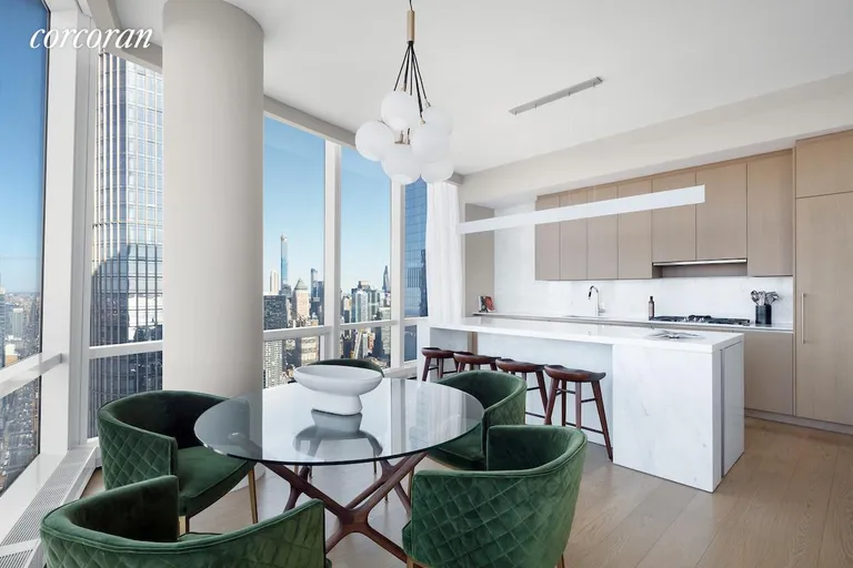 New York City Real Estate | View 15 Hudson Yards, 71D | Dining Area | View 3