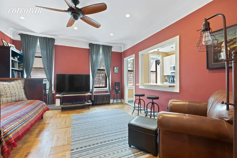New York City Real Estate | View 1405 Prospect Place, A1 | Living Room | View 2