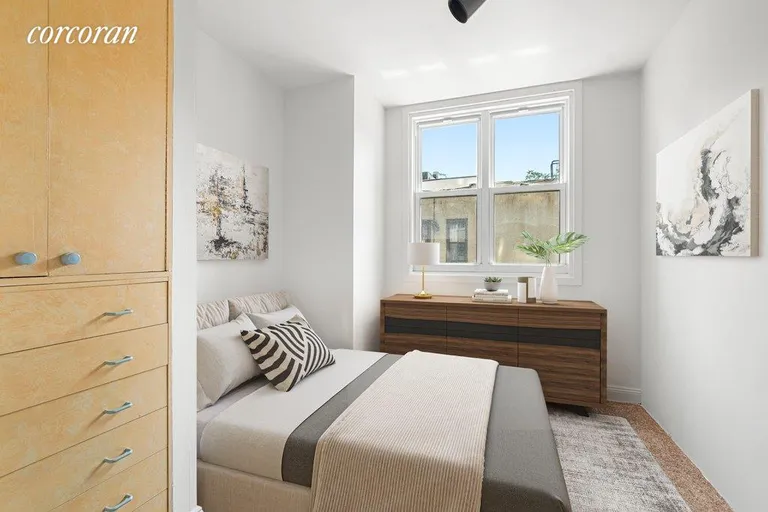 New York City Real Estate | View 77 Seventh Avenue, 6B | Virtually Staged: Bedroom | View 3