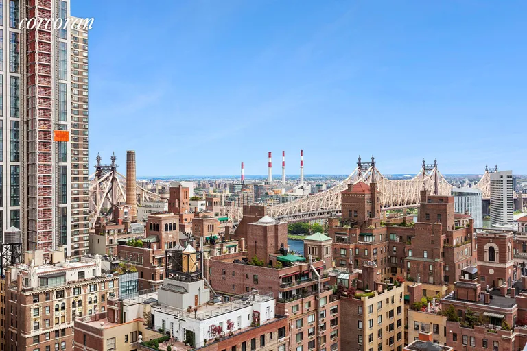 New York City Real Estate | View 400 East 56th Street, 28G | Balcony Views | View 6