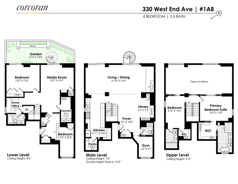 330 West End Avenue, 1AB | floorplan | View 21