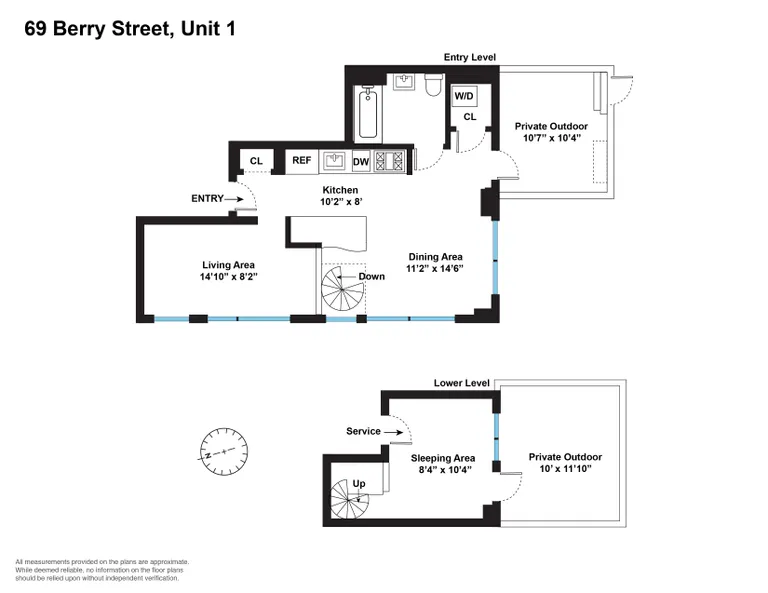 69 Berry Street, 1 | floorplan | View 13