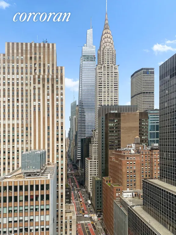 New York City Real Estate | View 320 East 42Nd Street, 2809 | Open West Views-Chrysler Building | View 3
