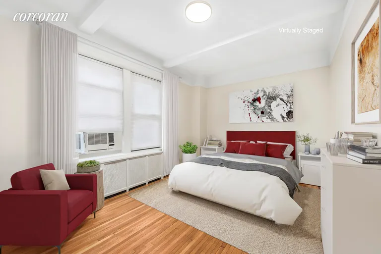 New York City Real Estate | View 710 West End Avenue, 2C/D | Bedroom 1 (Virtual) | View 3