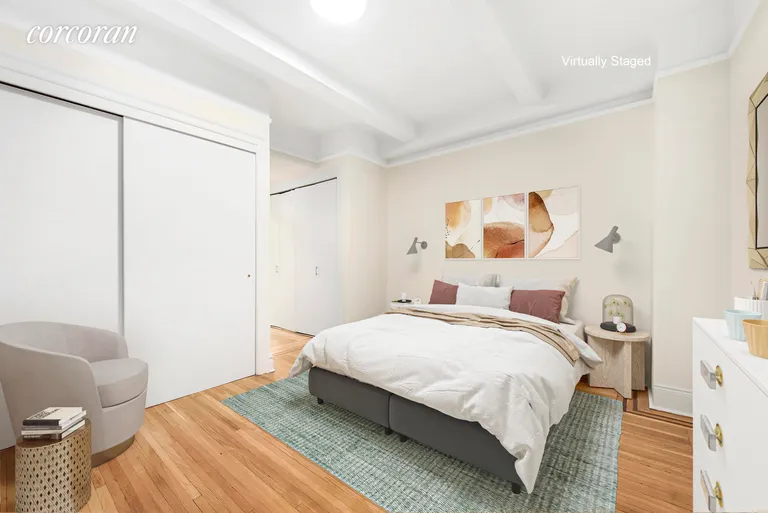 New York City Real Estate | View 710 West End Avenue, 2C/D | Bedroom 2 (Virtual) | View 4