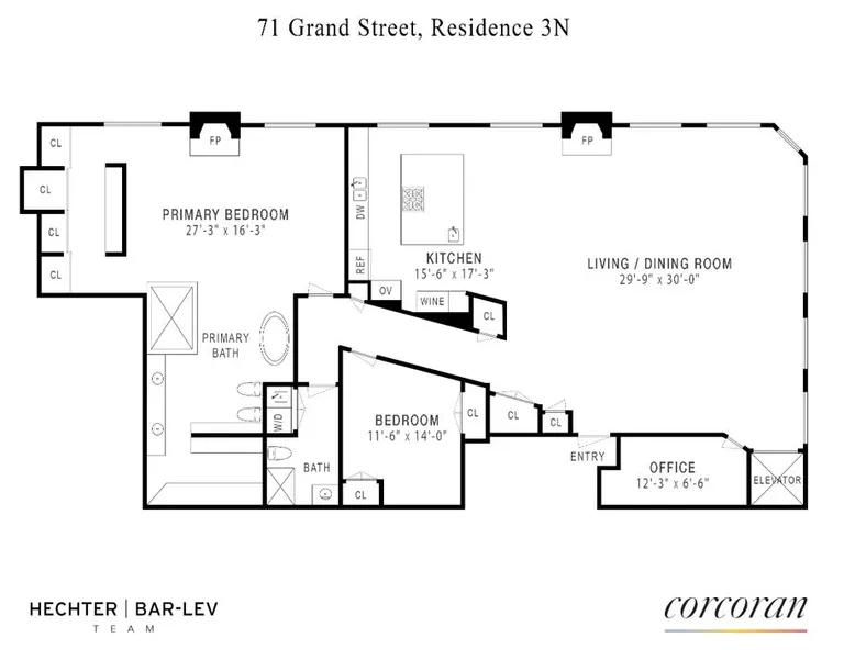 71 Grand Street, 3N | floorplan | View 12