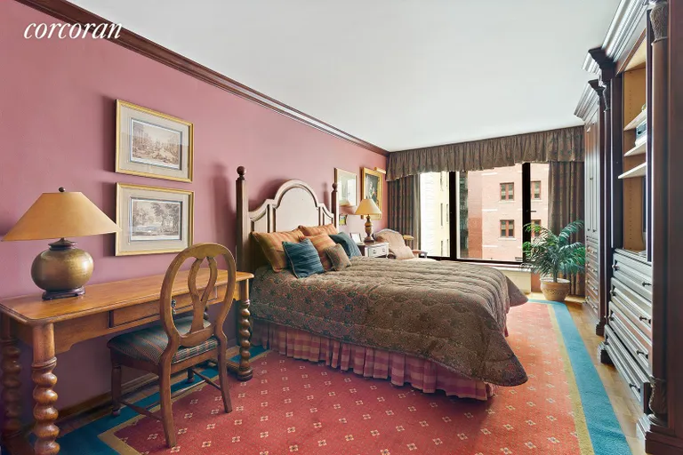 New York City Real Estate | View 200 Central Park South, 11P | Oversized bedroom with built-ins | View 6