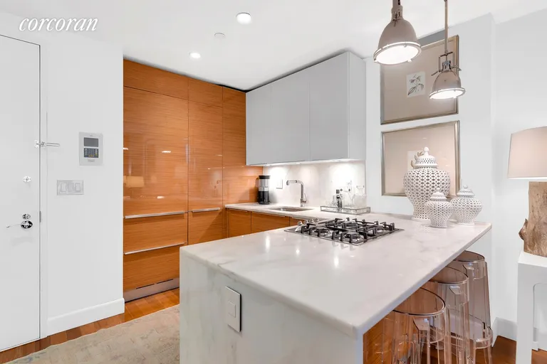 New York City Real Estate | View 130 West 20th Street, 2D | Chef's Kitchen w. Top Appliances & Island | View 3