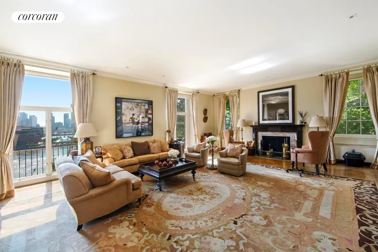 New York City Real Estate | View 1 Sutton Place South, 5C | Living Room | View 5