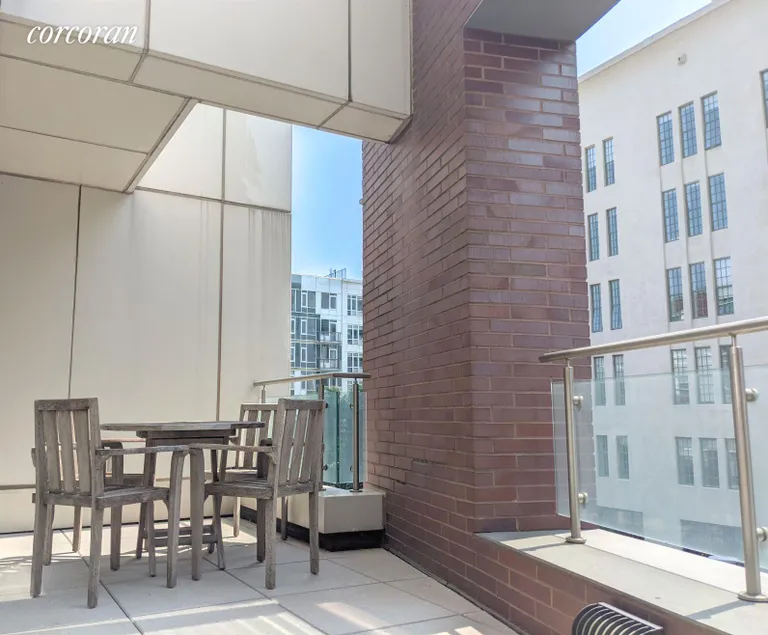 New York City Real Estate | View 1 NORTHSIDE PIERS, THC | Terrace | View 6
