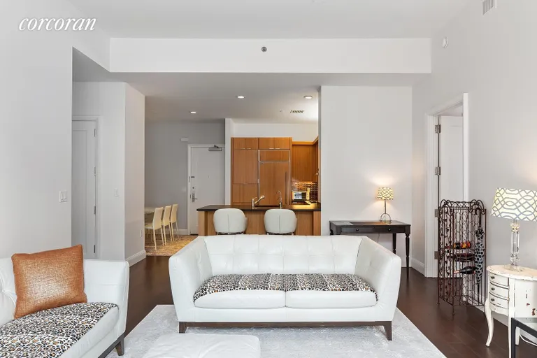 New York City Real Estate | View 70 Little West Street, 7N | Living Room | View 2