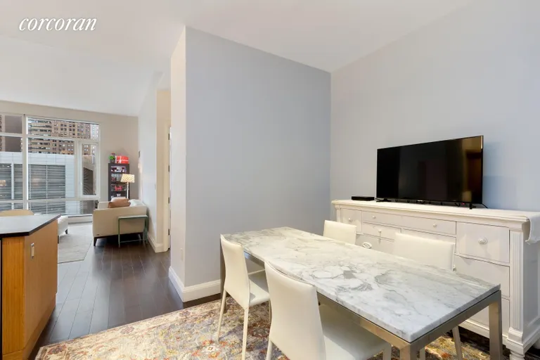 New York City Real Estate | View 70 Little West Street, 7N | Dining Alcove | View 5