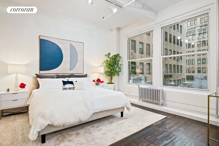 New York City Real Estate | View 249 West 29th Street, 4N | Bedroom | View 6