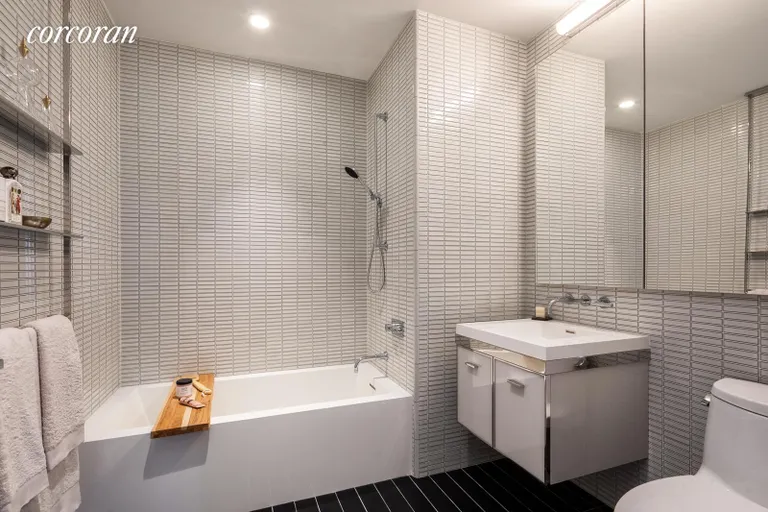 New York City Real Estate | View 252 South Street, 37D | Bathroom | View 6