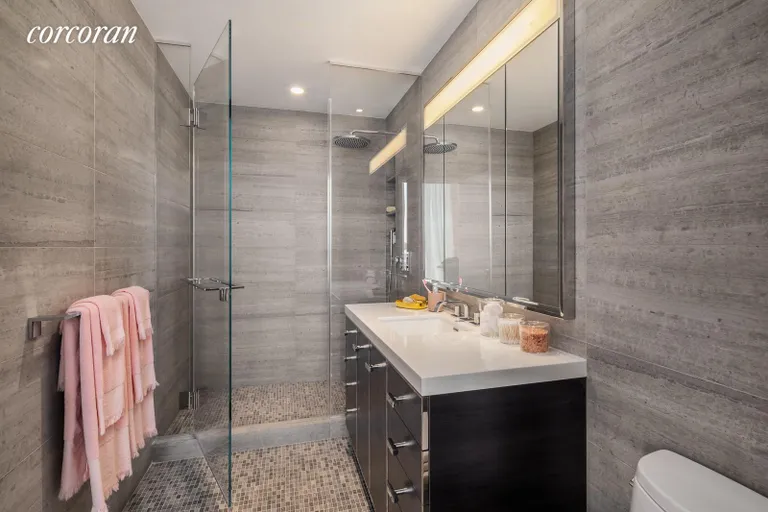 New York City Real Estate | View 252 South Street, 37D | Bathroom | View 7