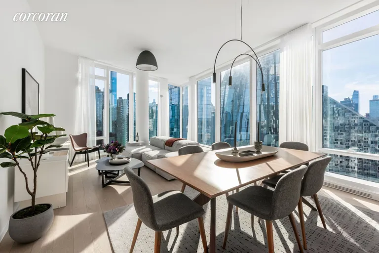 New York City Real Estate | View 30 Riverside Boulevard, 28G | Living Room | View 2