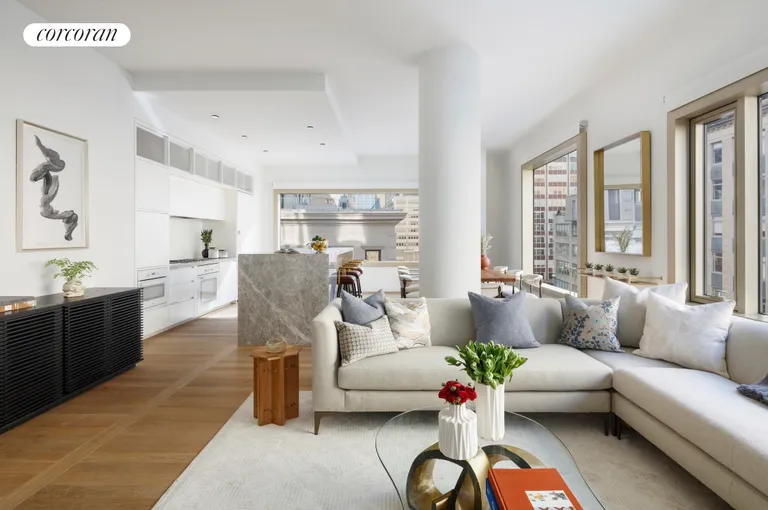 New York City Real Estate | View 30 Warren Street, 6C | 3 Beds, 3 Baths | View 1