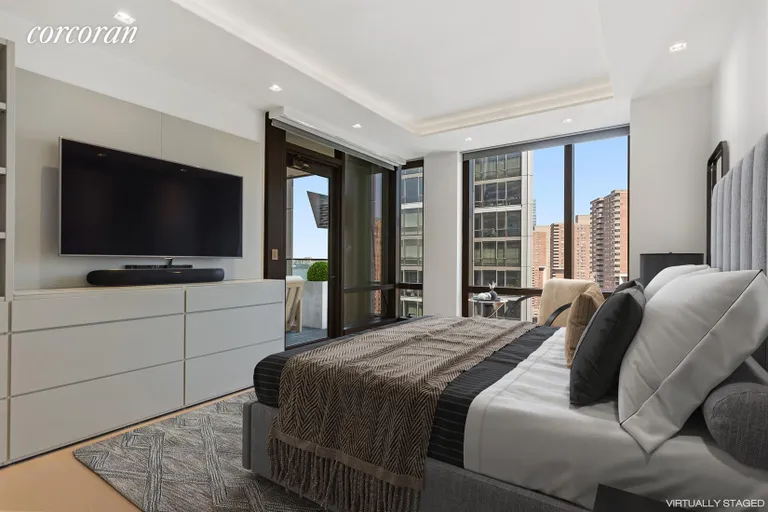 New York City Real Estate | View 101 Warren Street, 2420 | Oversized Primary Bedroom | View 7