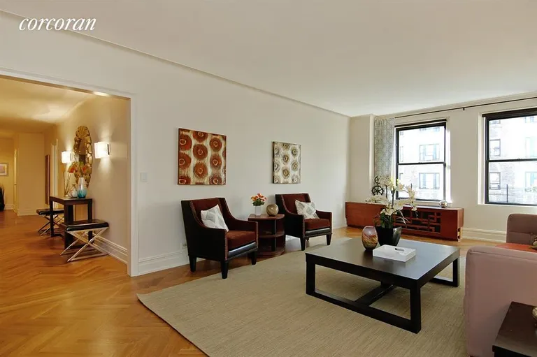 New York City Real Estate | View 800 West End Avenue, 8C | Living Room | View 2