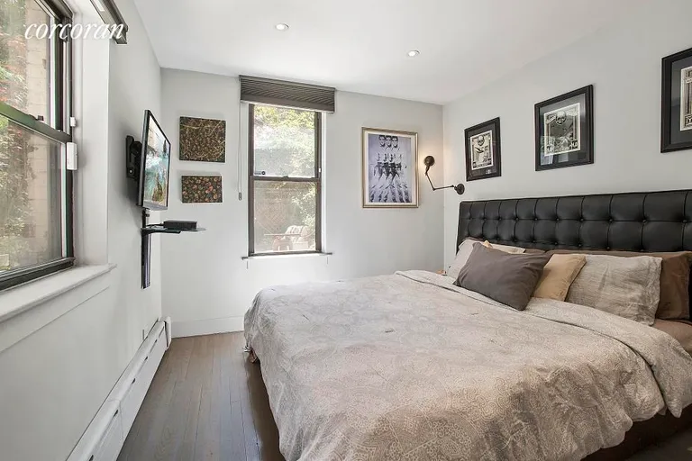 New York City Real Estate | View 30 West 96th Street | Bedroom Looks on to Garden | View 3