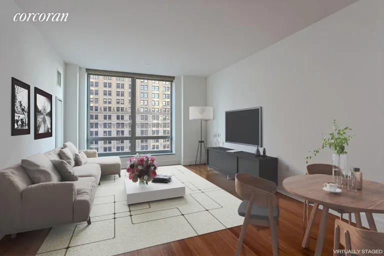 New York City Real Estate | View 30 West Street, 7D | 1 Bed, 1 Bath | View 1