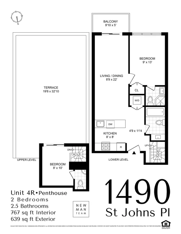 1490 Saint Johns Place, 4R | floorplan | View 8