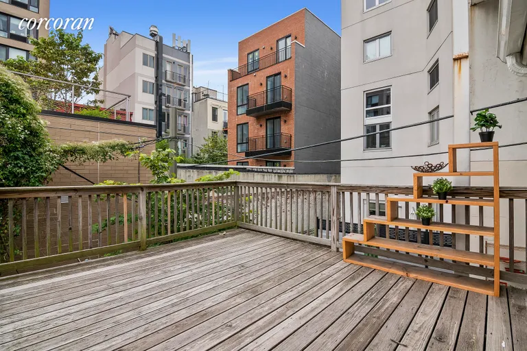 New York City Real Estate | View 140 Powers Street | Massive Deck | View 8