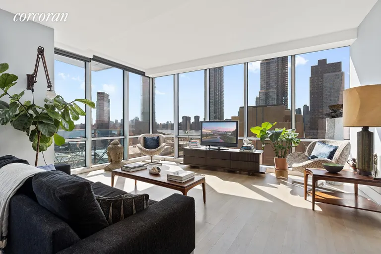 New York City Real Estate | View 519 Borden Avenue, 8M | 2 Beds, 2 Baths | View 1
