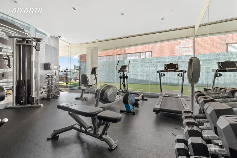 New York City Real Estate | View 519 Borden Avenue, 8M | Fitness Center | View 13