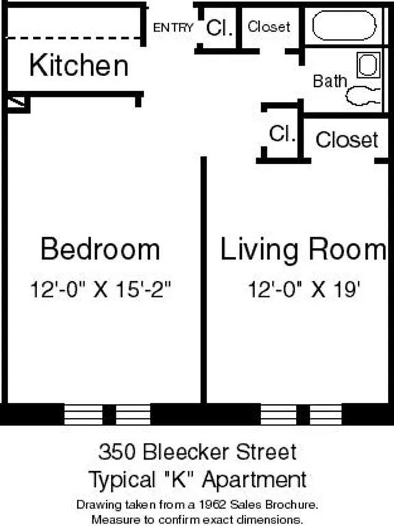 350 BLEECKER STREET, LK | floorplan | View 8