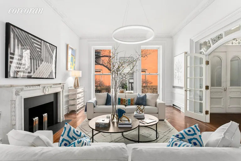 New York City Real Estate | View 16 Remsen Street | Living Room | View 2