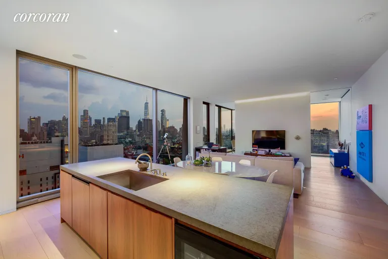 New York City Real Estate | View 215 Chrystie Street, 26WEST | Kitchen | View 4
